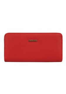 Дамски портфейл N3852 - цвят червен