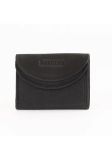 Малък дамски портфейл G02 - цвят черен