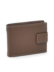 Мъжки портфейл 61635-7 от естествена кожа - цвят кафяв