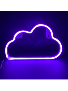 Led неонова лампа за стена Holma - цвят лилав 