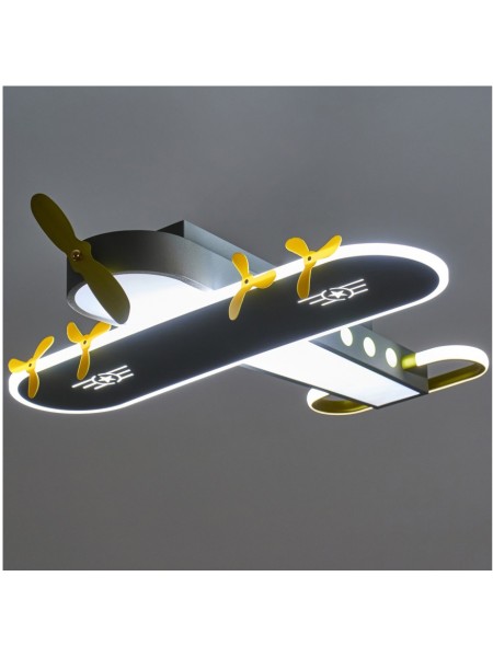 Детски плафон Aviator - цвят сив Детски плафон Aviator - цвят сив