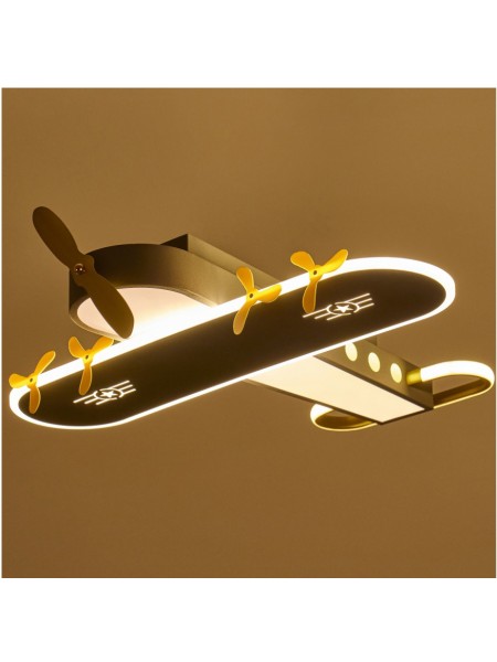 Детски плафон Aviator - цвят сив Детски плафон Aviator - цвят сив