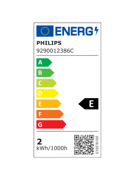 Philips LED лампа 2-25W P45 E14 топла светлина