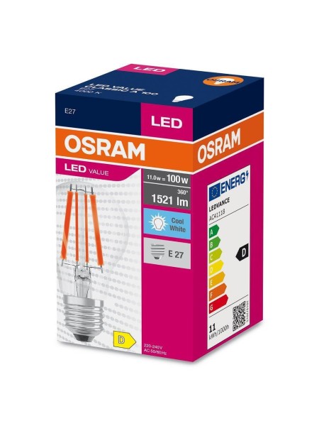 LED крушка OSRAM FILAMENT, 11W, E27, 4000K