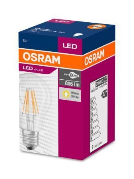LED крушка OSRAM FILAMENT, 7W, E27, 2700K LED крушка OSRAM FILAMENT, 7W, E27, 2700K