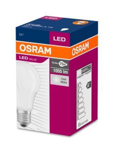 LED крушка OSRAM, 10.5W, E27, 4000K